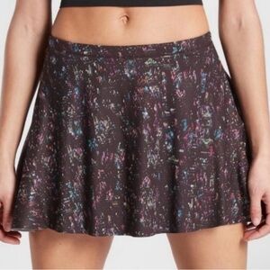 Athleta Match Point Skort Tennis Golf Multicolor Print Size M
